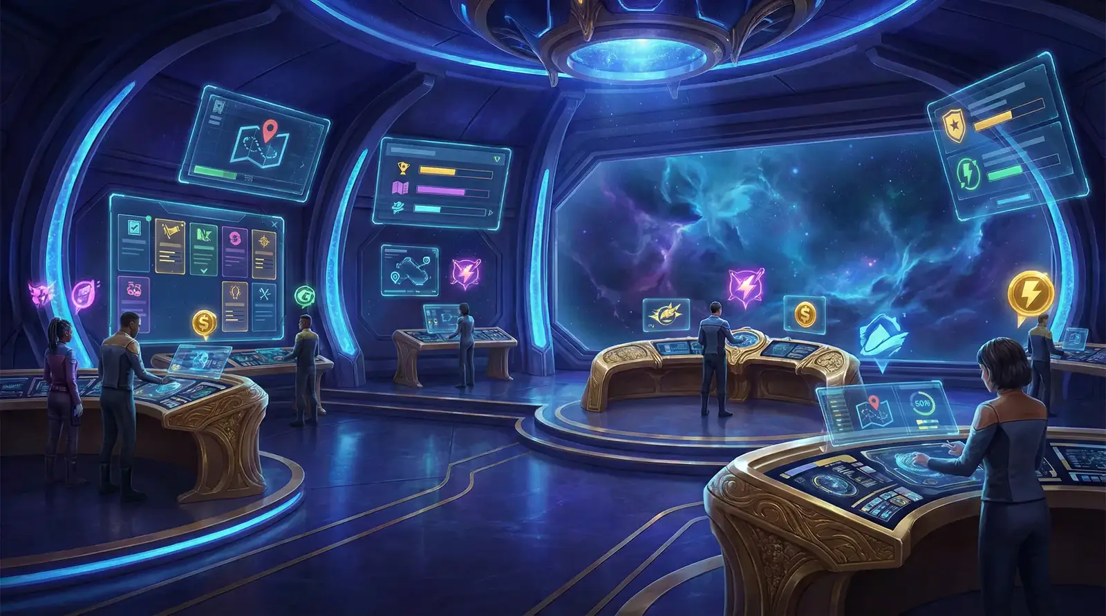 全民彩票星际任务中心全息任务面板