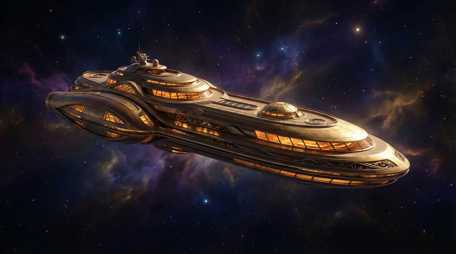 全民彩票VIP俱乐部豪华星舰外观